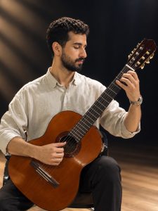 میلاد رضایی مدرس گیتار در جنت آباد